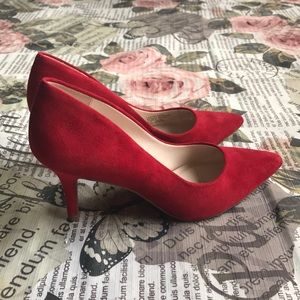 Alfani Red Suede PUMPS👠